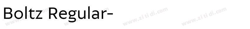 Boltz Regular字体转换